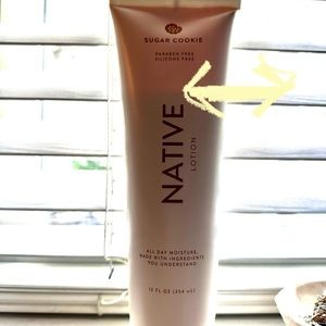 Native Seasonal Lotion - Sugar Cookie Scent! 2/3 full